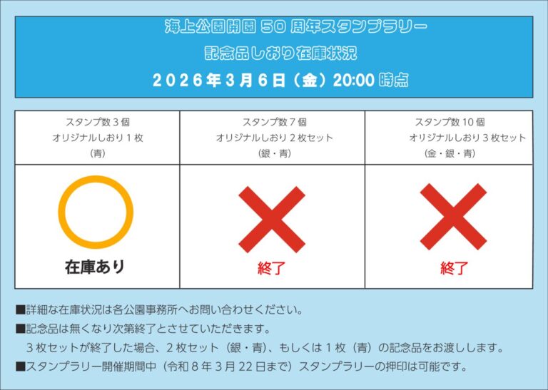 0306 しおり在庫状況のサムネイル